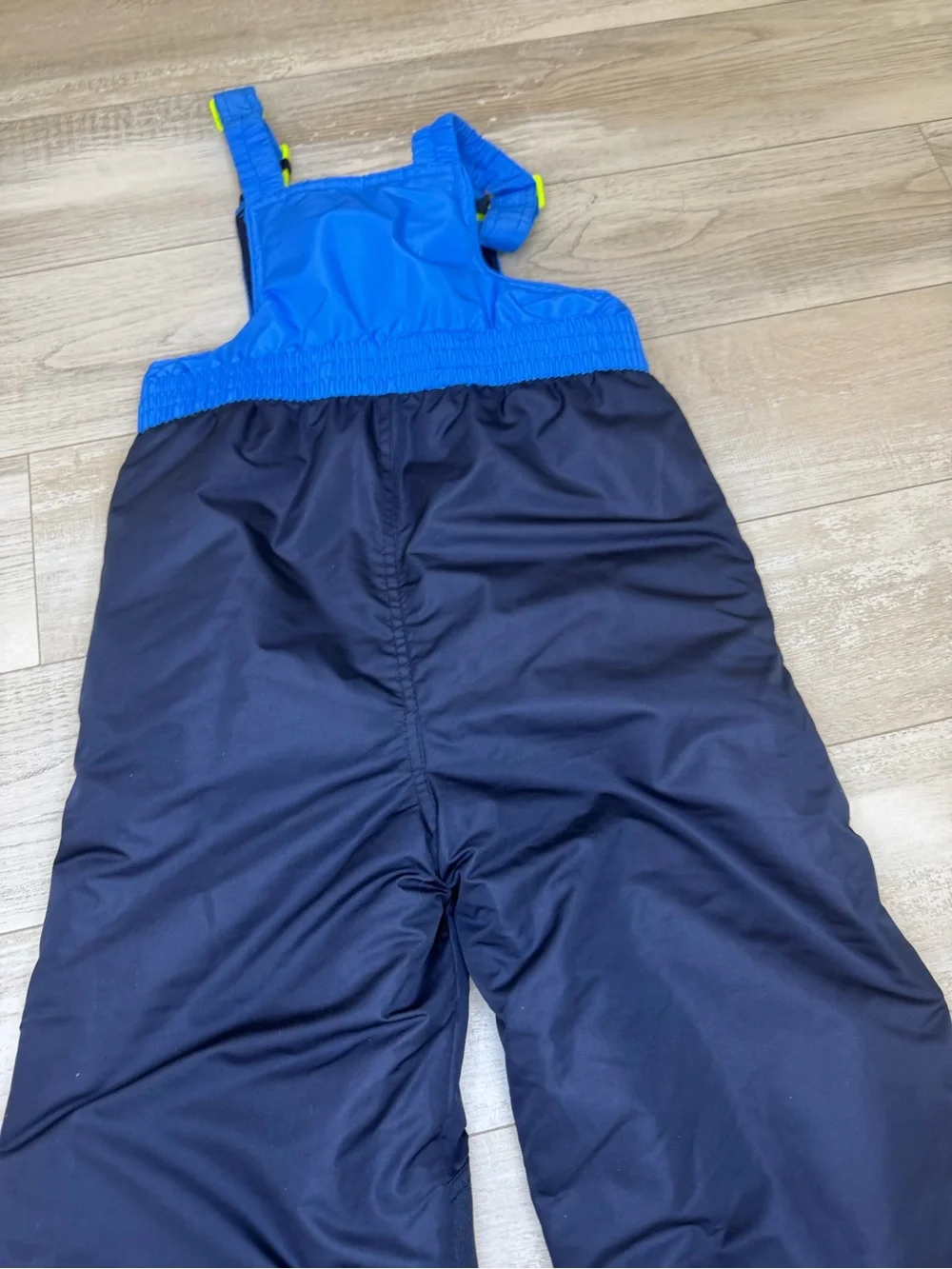 Champion VentureDry Kids Snow Bib Overalls Size M 8-10 Blue Navy Ski Pants EUC